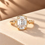 Common :: Unii Jewels 3ct Old Mine Cushion lab grown diamond solitaire engagement ring
