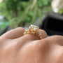 Common :: premium yellow modified cushion lab grown diamond ring IGI certified proposal ring