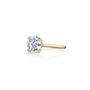 Common :: IGI certified 3.11ct round diamond hidden halo ring in gold detailed shot