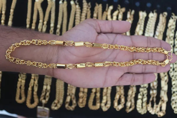 Micro Gold Plated Exciting Modern Design High-Quality Chain for Men