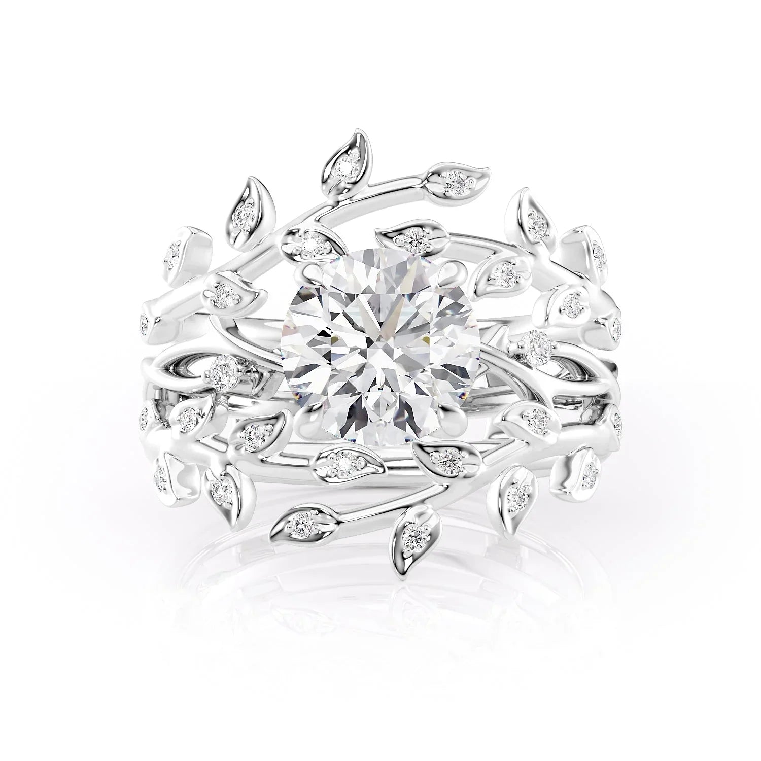 0.10ct Round Diamond Ring Jacket | IGI Certified