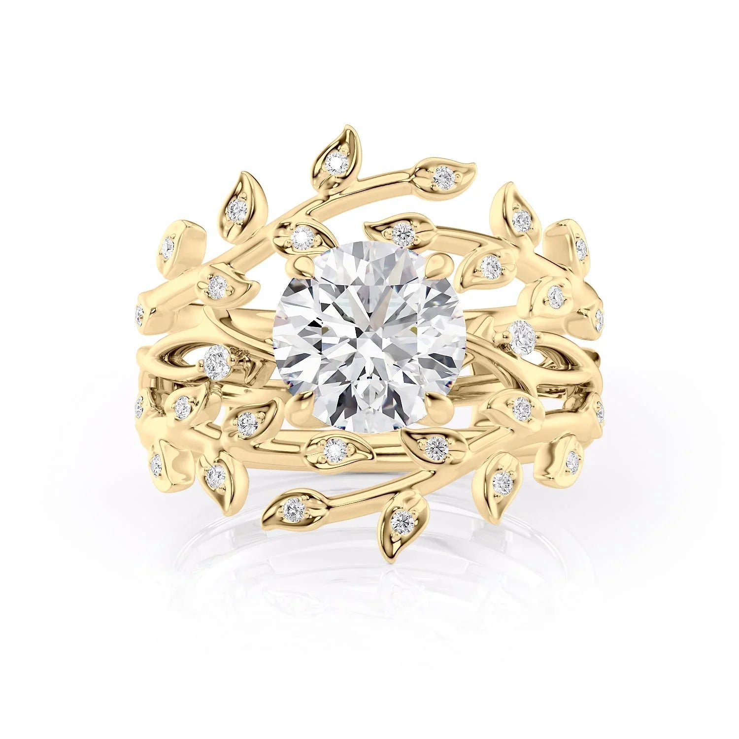 0.10ct Round Diamond Ring Jacket | IGI Certified