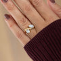 Common :: Fine jewelry engagement ring featuring certified lab grown diamonds.