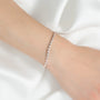 rose :: 2.5 carat fine jewelry east west oval diamond bracelet lab grown