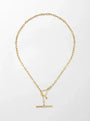 Common :: Luxury lab grown diamond hook T-Bar necklace