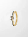 Common :: Sculptural knot lab grown diamond bangle bracelet