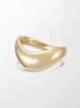 Common :: Minimalist wave inspired fine jewelry bracelet