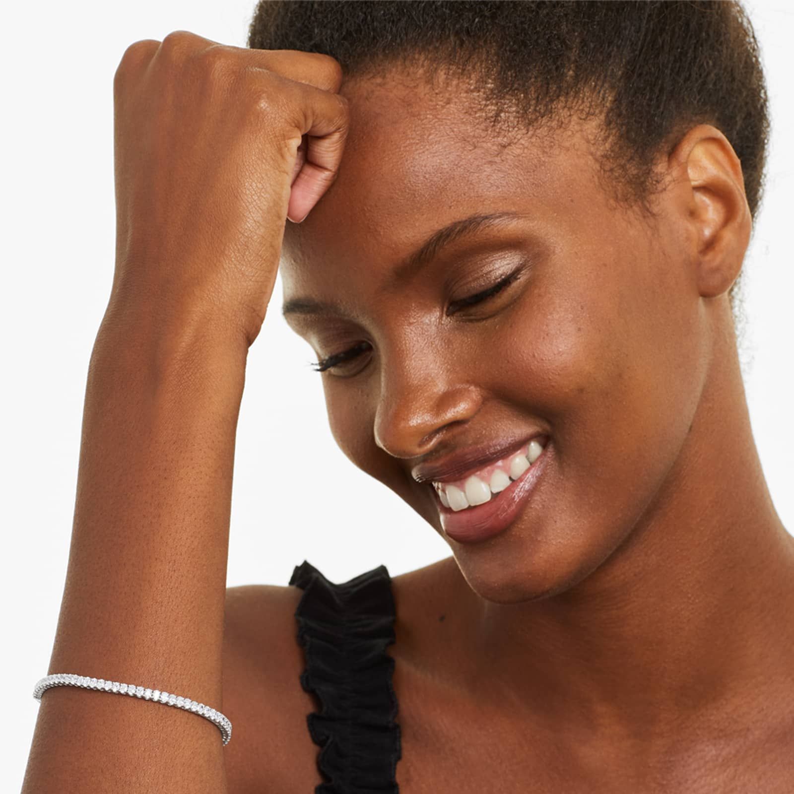 Oval Shape Lab Diamond Tennis Bracelet, EF Color , VS Clarity, IGI Certificate