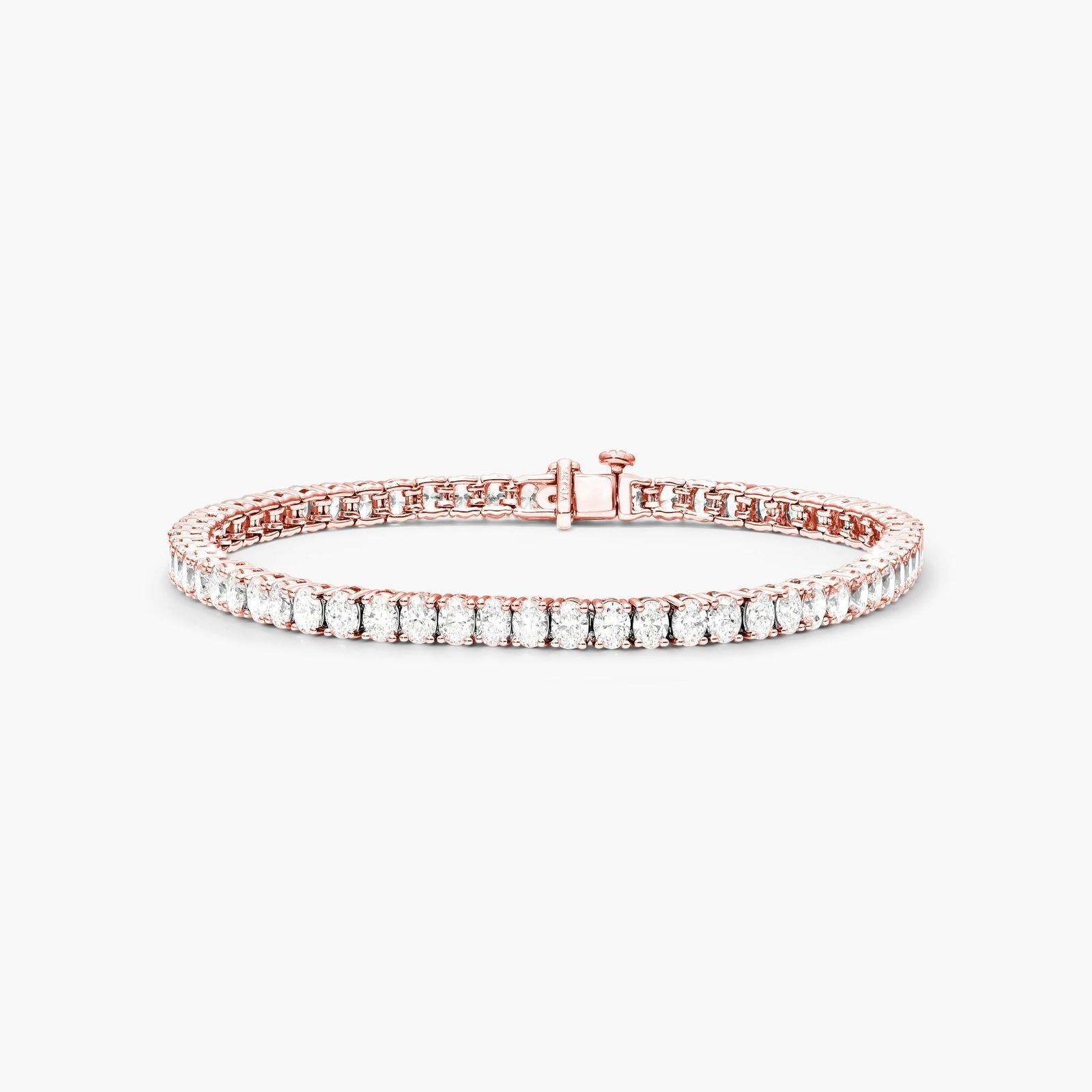 Oval Shape Lab Diamond Tennis Bracelet, EF Color , VS Clarity, IGI Certificate
