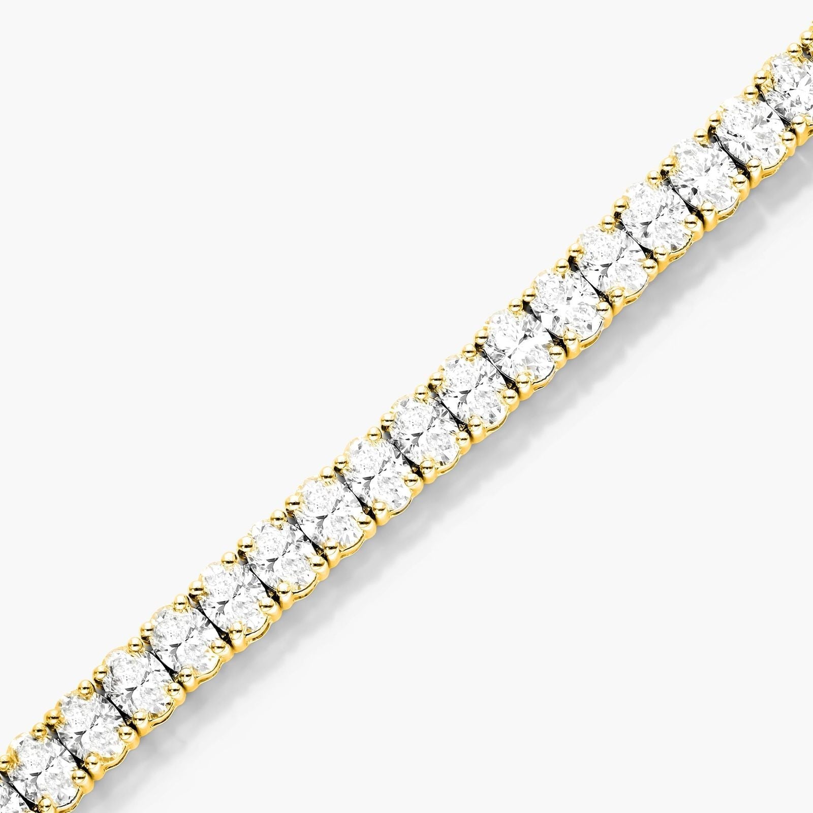 Oval Shape Lab Diamond Tennis Bracelet, EF Color , VS Clarity, IGI Certificate