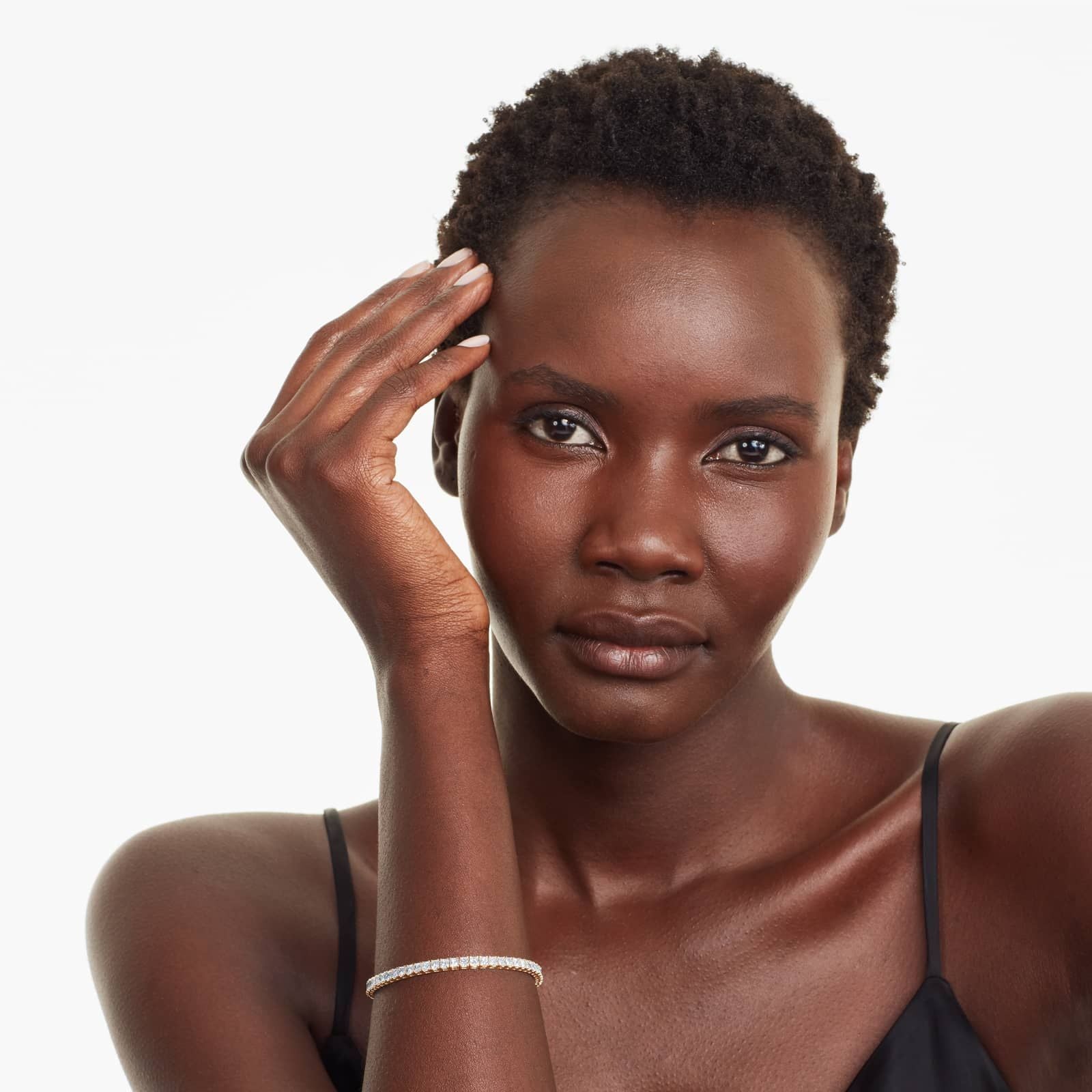 Princess Cut Lab Created Diamond Tennis Bracelet, EF Color, VS Clarity, IGI Certificate