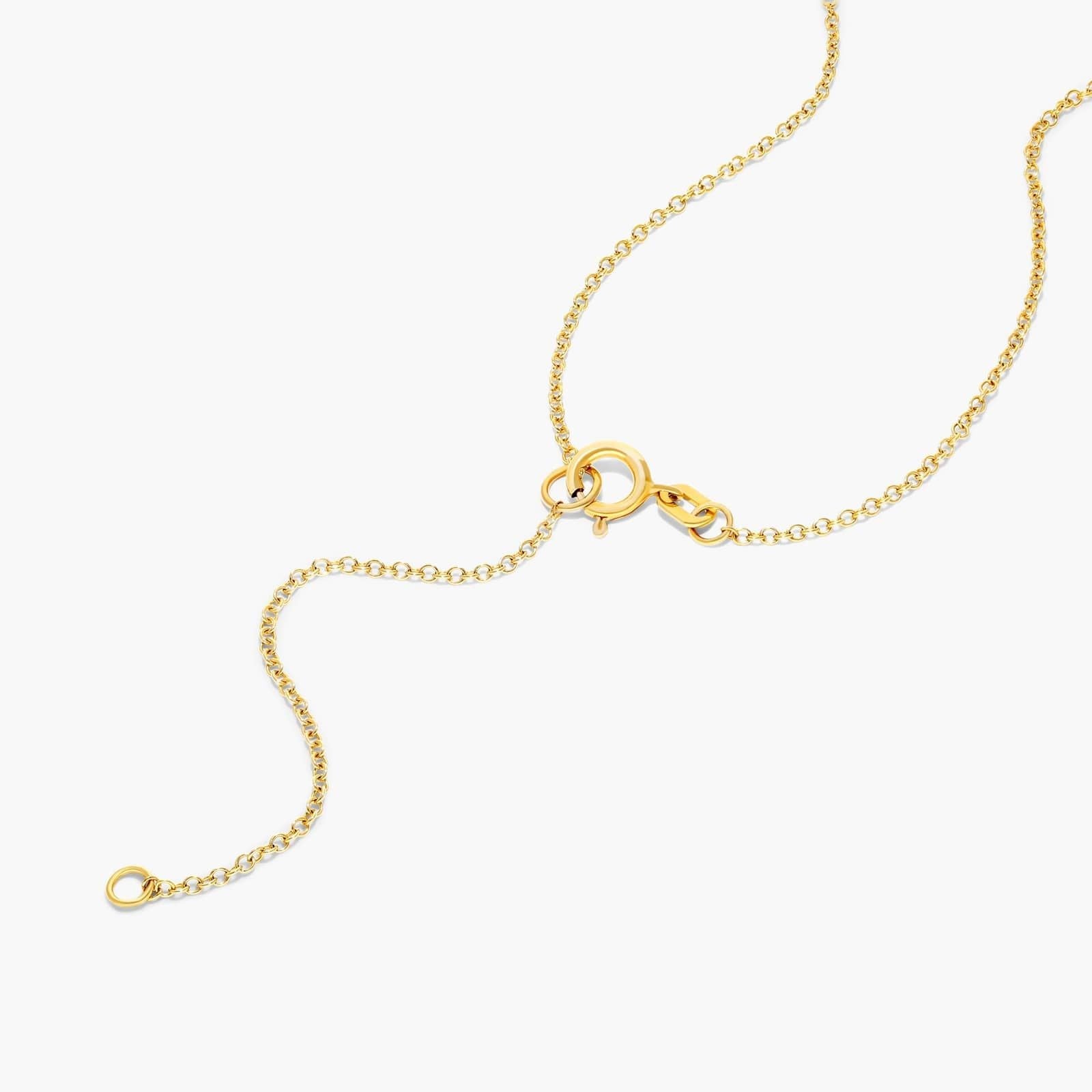 Round Lab Grown Diamond Four Prong Basket Solitaire Pendant with Chain, EF Color, VS Clarity, IGI Certified