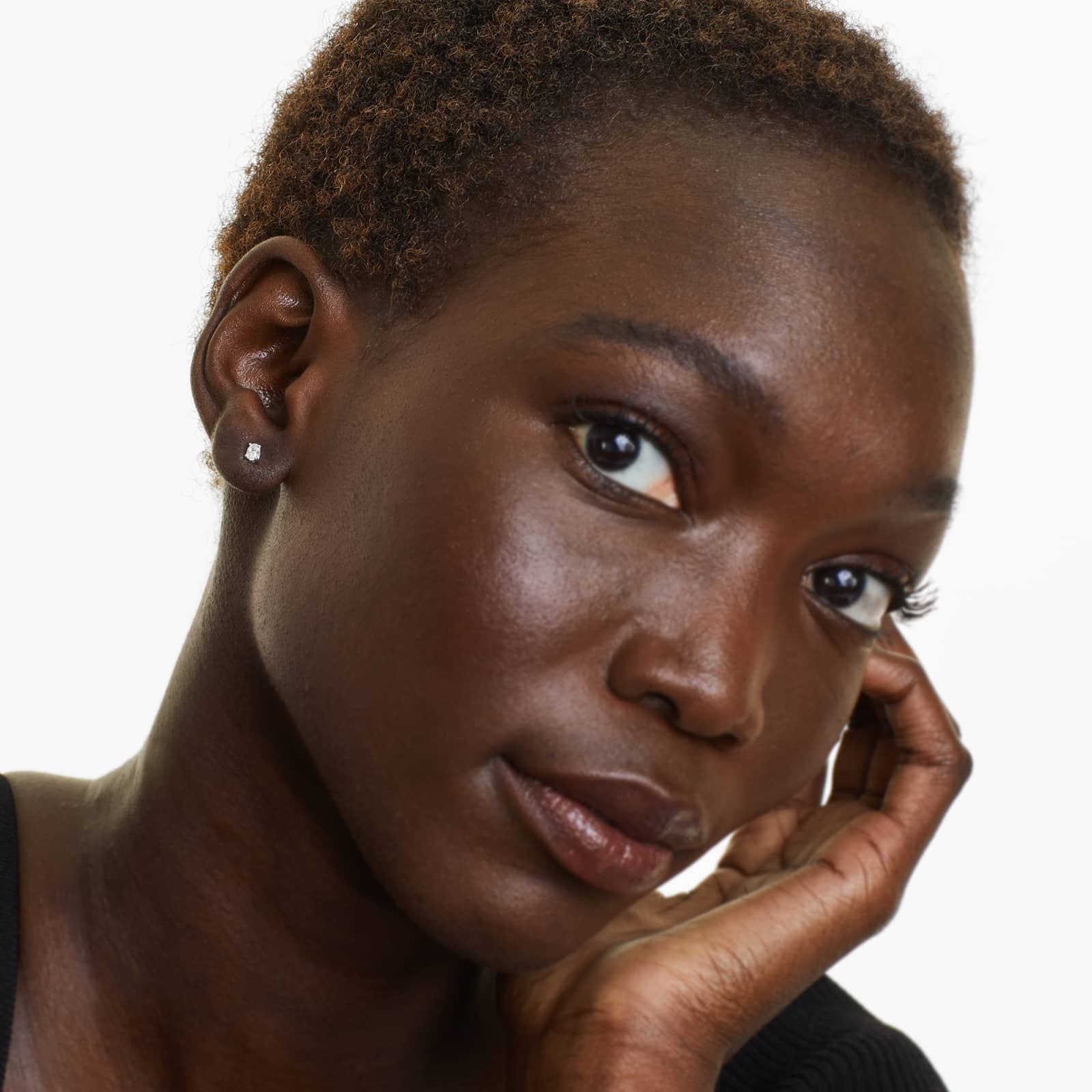 Oval Lab Grown Diamond Push Back Stud Earrings, EF Color, VS Clarity, IGI Certified