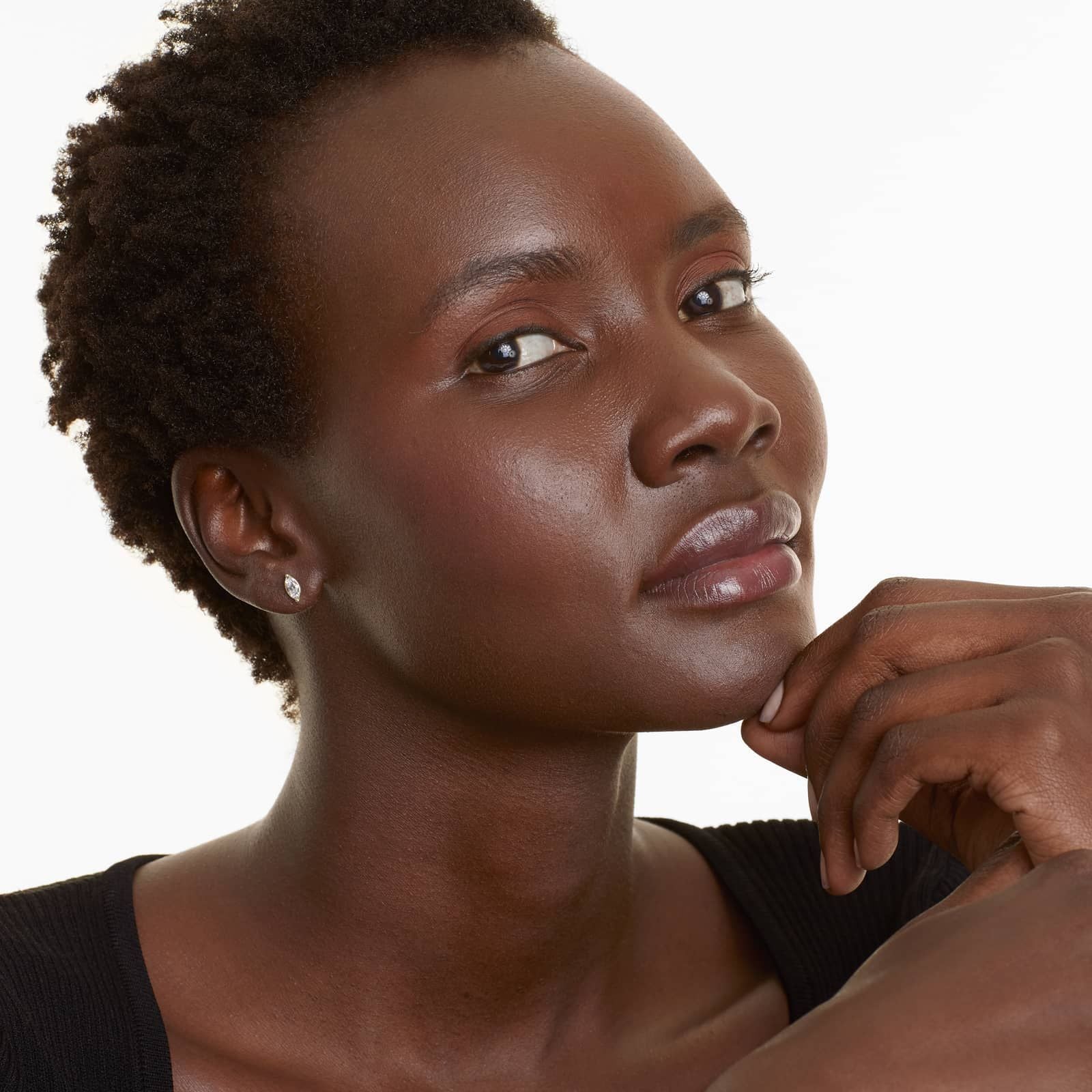 Marquise Lab Grown Diamond Push Back Stud Earrings, EF Color, VS Clarity, IGI Certified