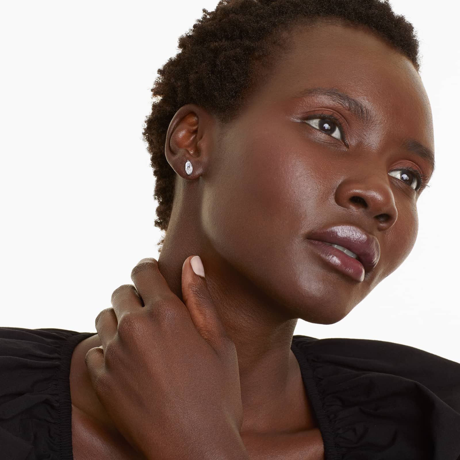 Marquise Lab Grown Diamond Push Back Stud Earrings, EF Color, VS Clarity, IGI Certified