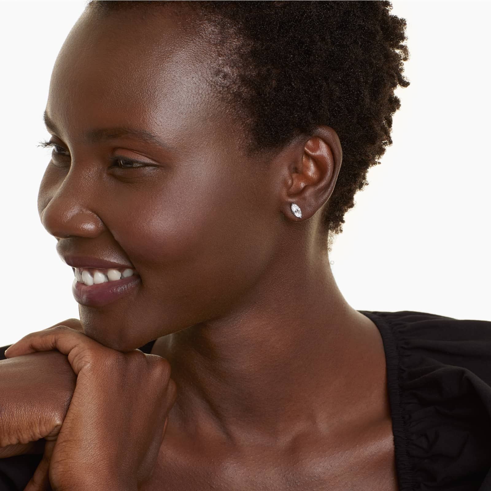 Marquise Lab Grown Diamond Push Back Stud Earrings, EF Color, VS Clarity, IGI Certified