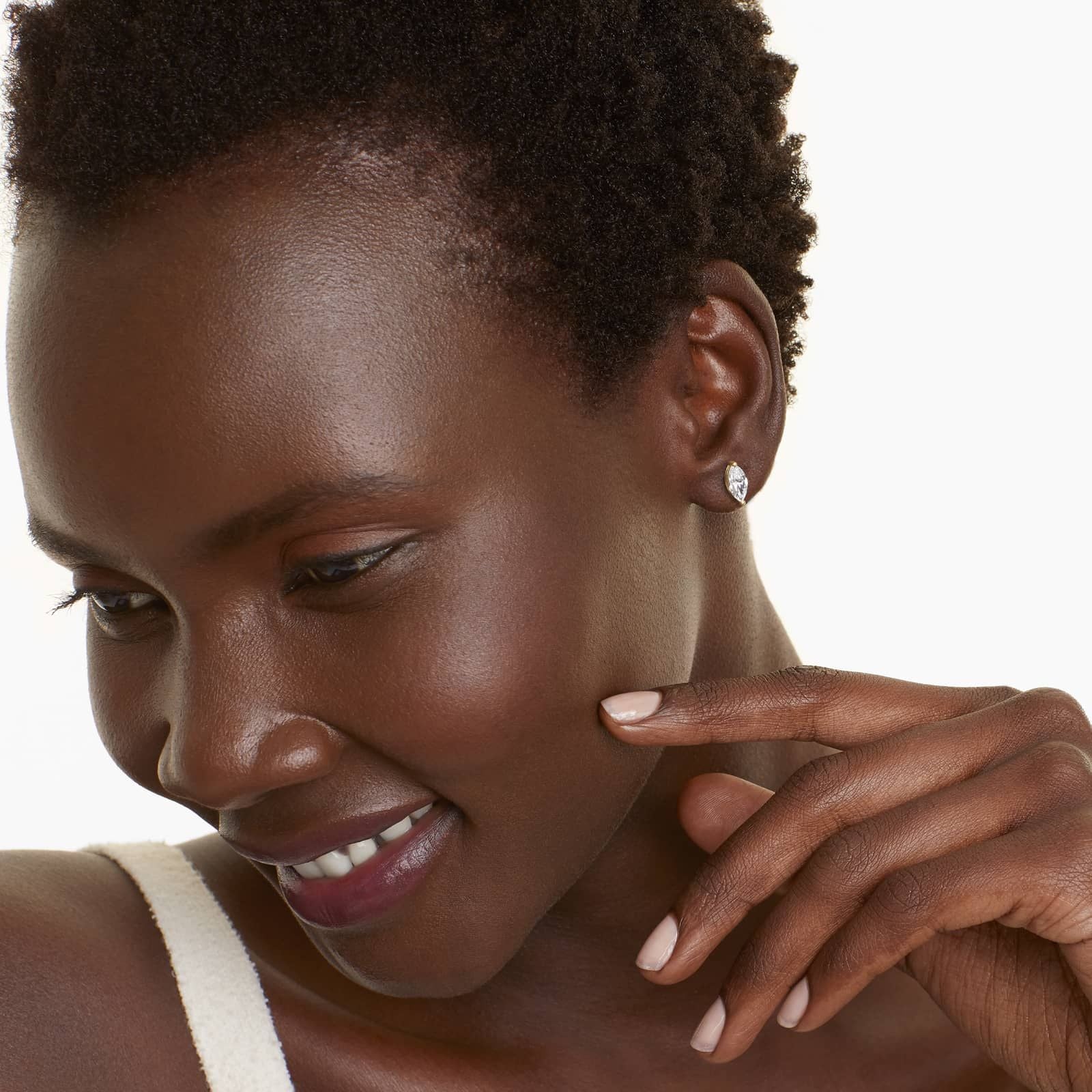 Marquise Lab Grown Diamond Push Back Stud Earrings, EF Color, VS Clarity, IGI Certified