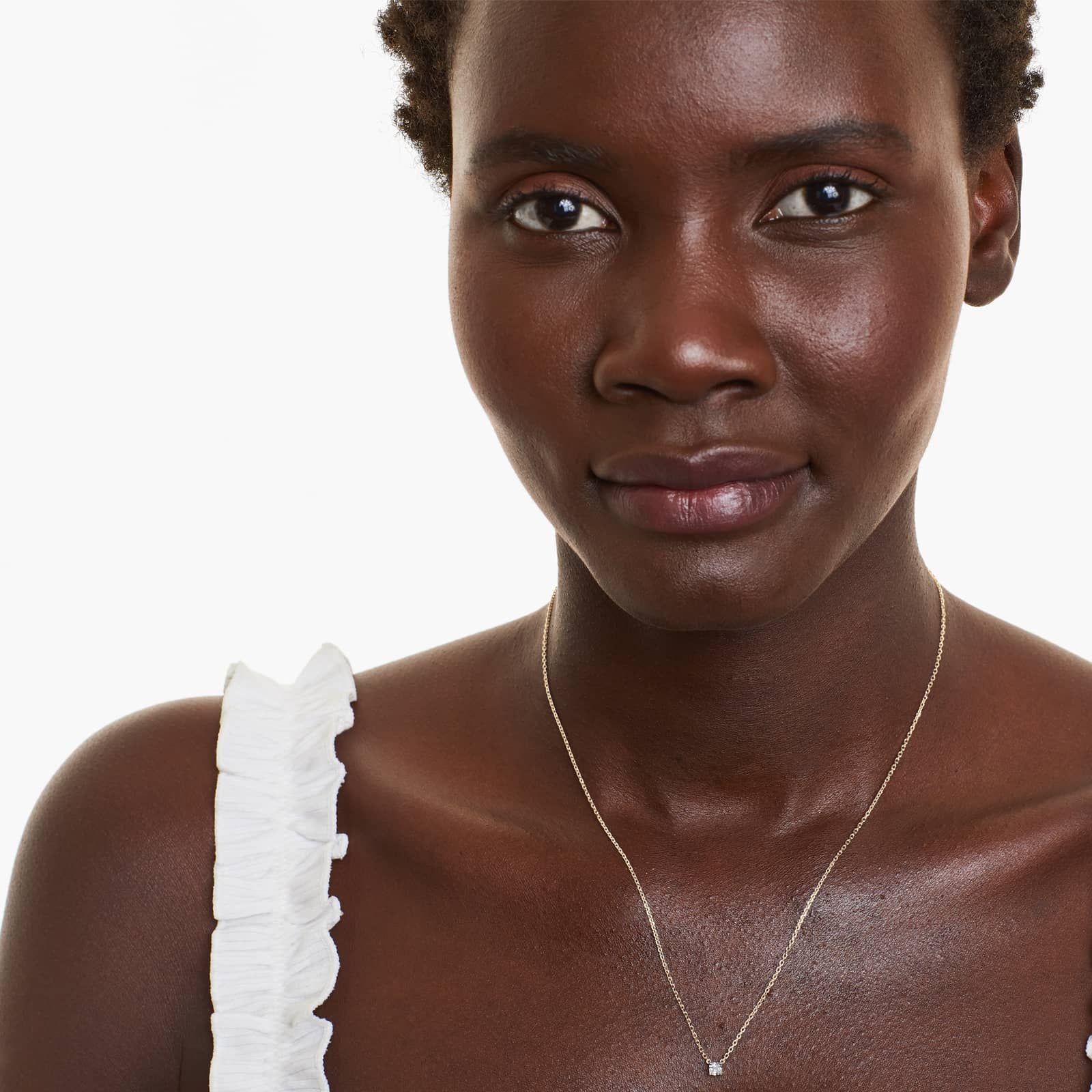 Cushion Lab Grown Diamond Solitaire Pendant With Chain, EF Color, VS Clarity, IGI Certified