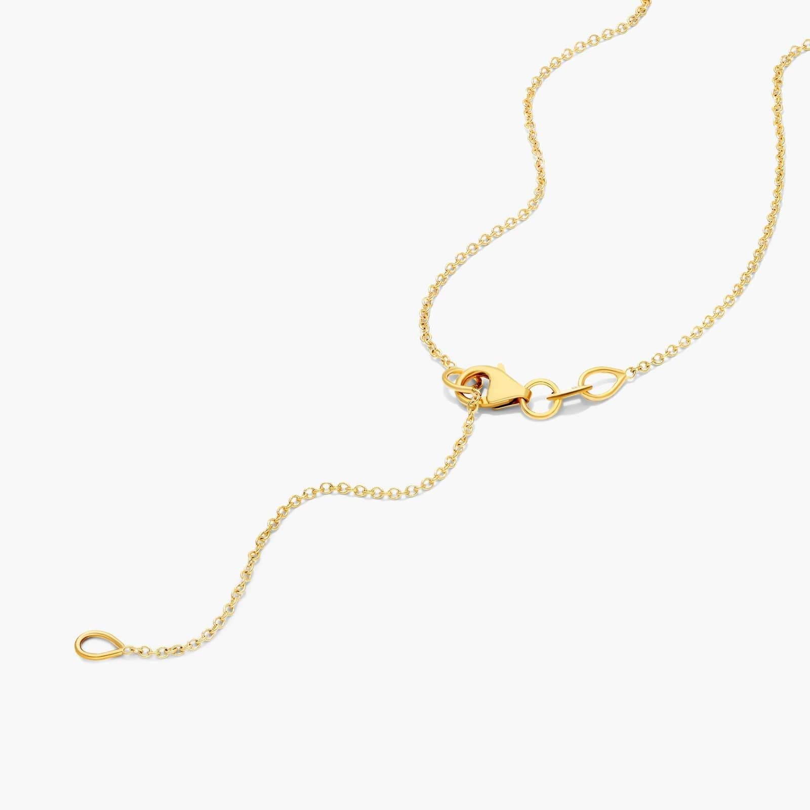 Princess Cut Lab Grown Diamond Solitaire Pendant With Chain, EF Color, VS Clarity, IGI Certified