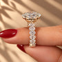 Common :: Excellent cut 5CT Oval lab grown diamond engagement ring
