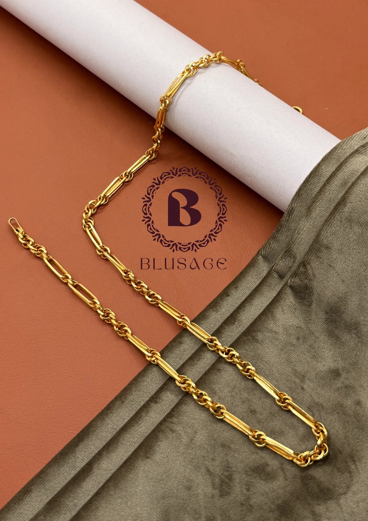 Unique style handmade customized link Chain For Men & Adults