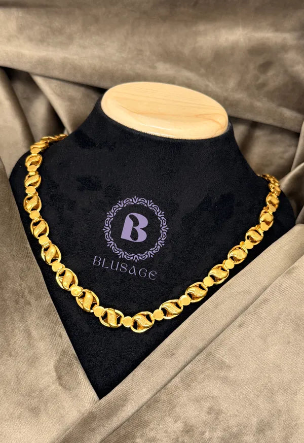 Classical Oval with heart Design Kadi Chain For Men