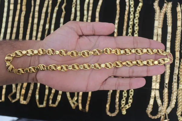 Classical Oval with heart Design Kadi Chain For Men