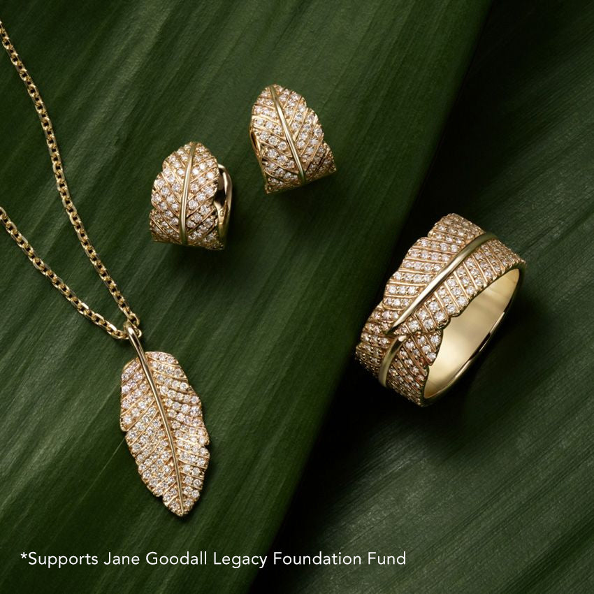Common :: elegant lab grown diamond leaf huggie earrings white gold delicate vine design fine jewelry