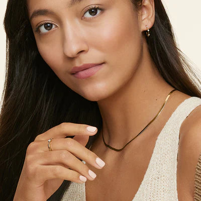 Round Lab Grown Diamond Aimee Large Diamond Hoop Earrings, EF Color, VS Clarity, IGI Certified