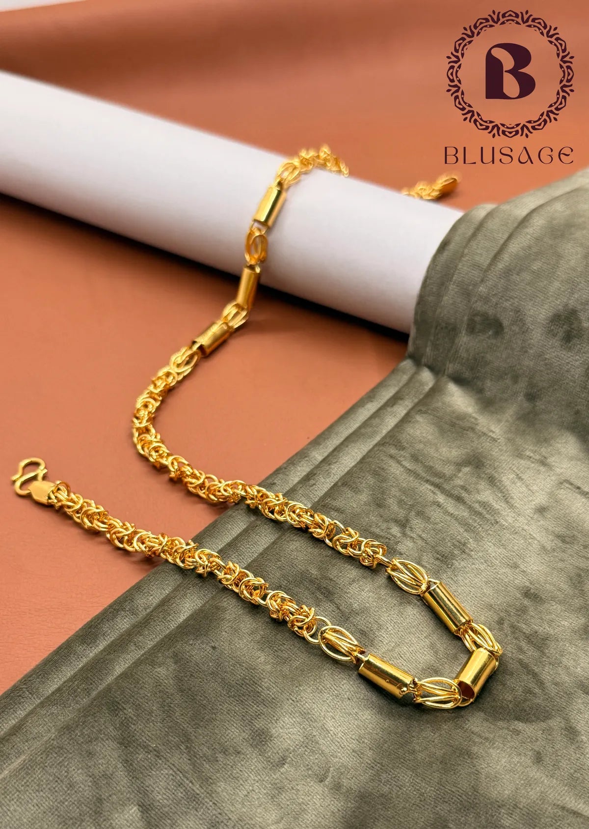 Micro Gold Plated Exciting Modern Design High-Quality Chain for Men
