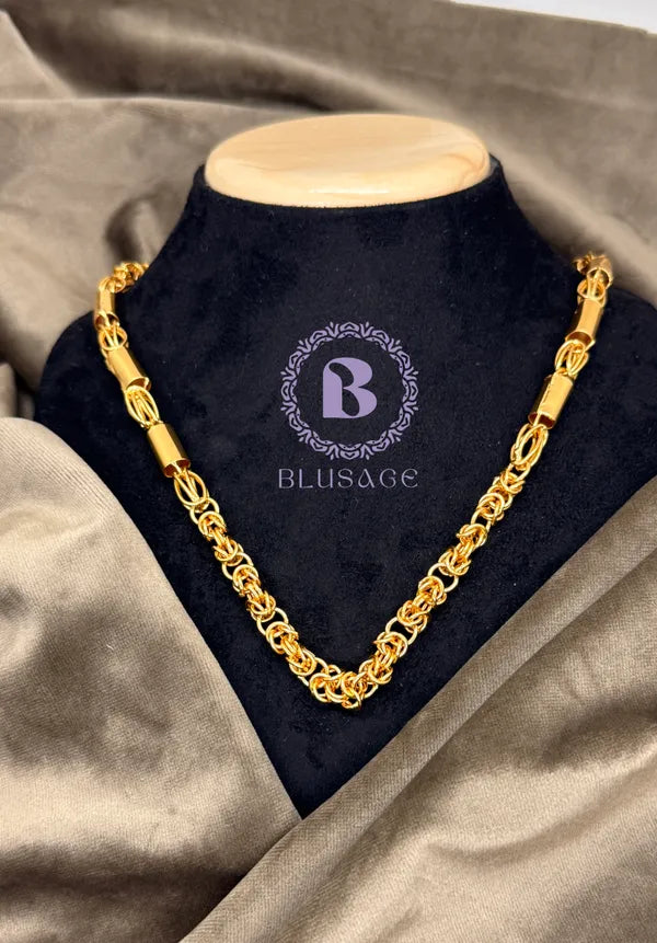 Micro Gold Plated Exciting Modern Design High-Quality Chain for Men