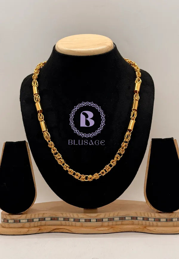 Micro Gold Plated Exciting Modern Design High-Quality Chain for Men