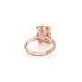 Common :: premium 5ct pink diamond engagement ring radiant cut pavé band