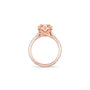 Common :: close up 5.98 carat pink oval diamond engagement ring luxury design