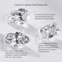 Common :: stylish lab grown diamond huggie earrings leaf motif white gold modern nature inspired jewelry
