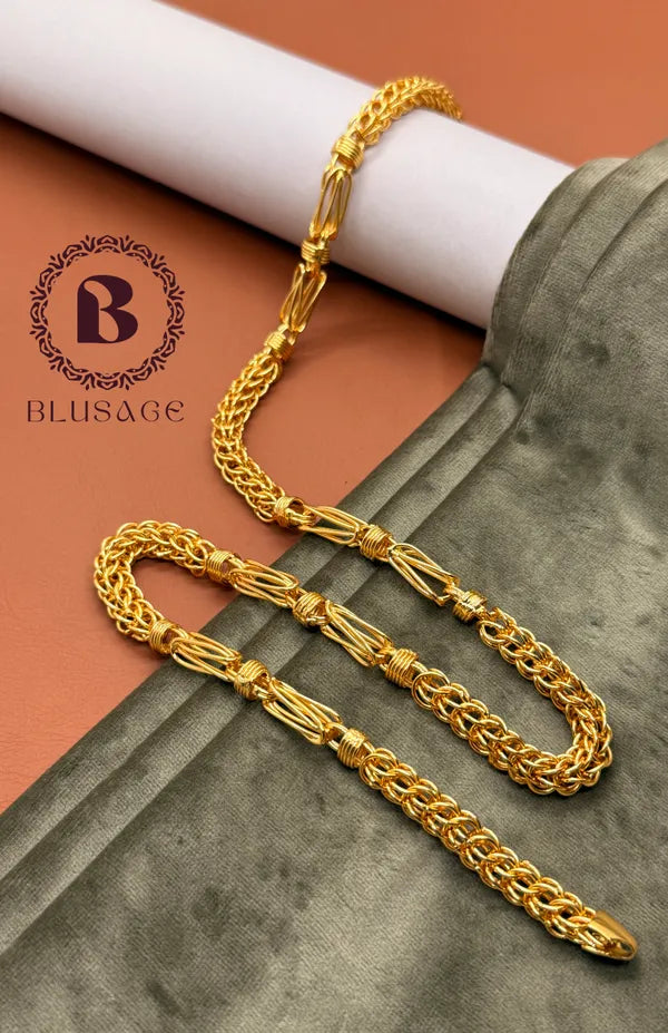 Elegant Best Quality Bahubali V2 Golden Chain for man