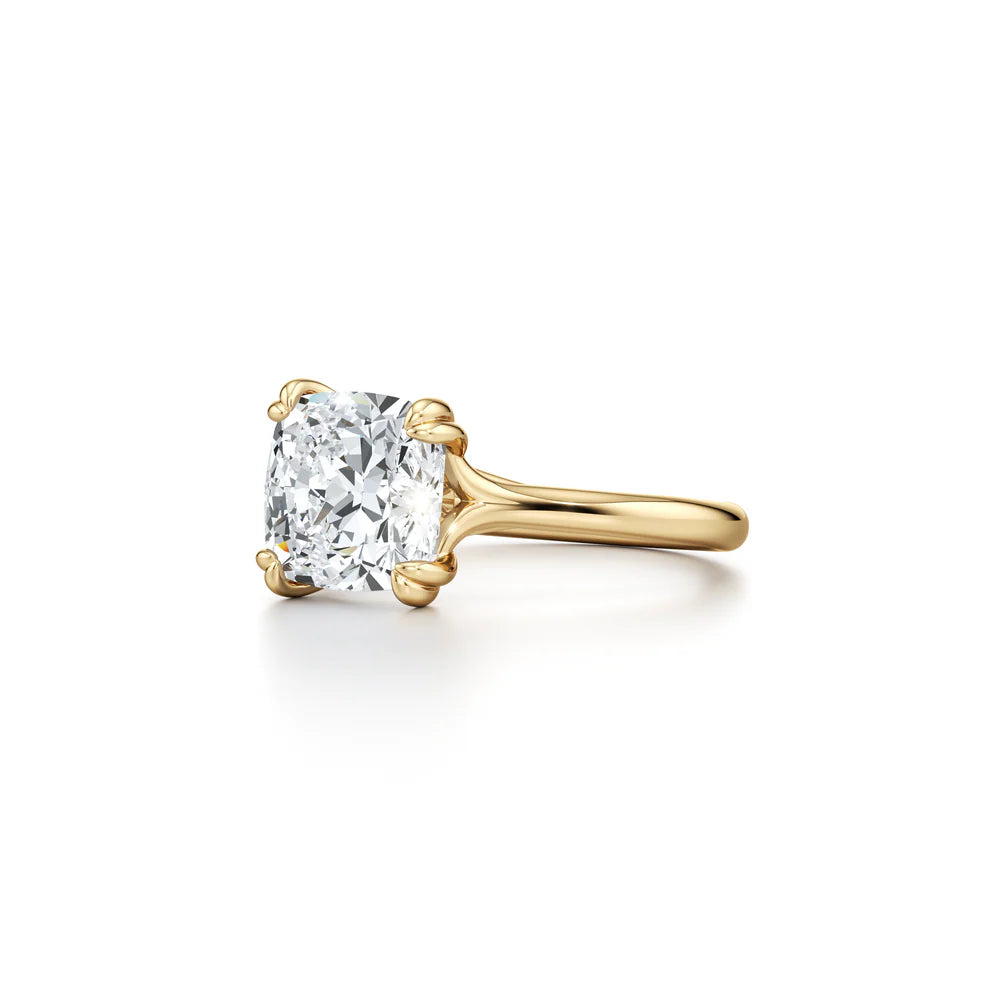 Common :: Cushion solitaire lab grown diamond engagement ring 3 carat by Unii Jewels product image