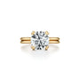 Common :: Rylisse 2ct round solitaire lab grown diamond engagement ring IGI certified close up view