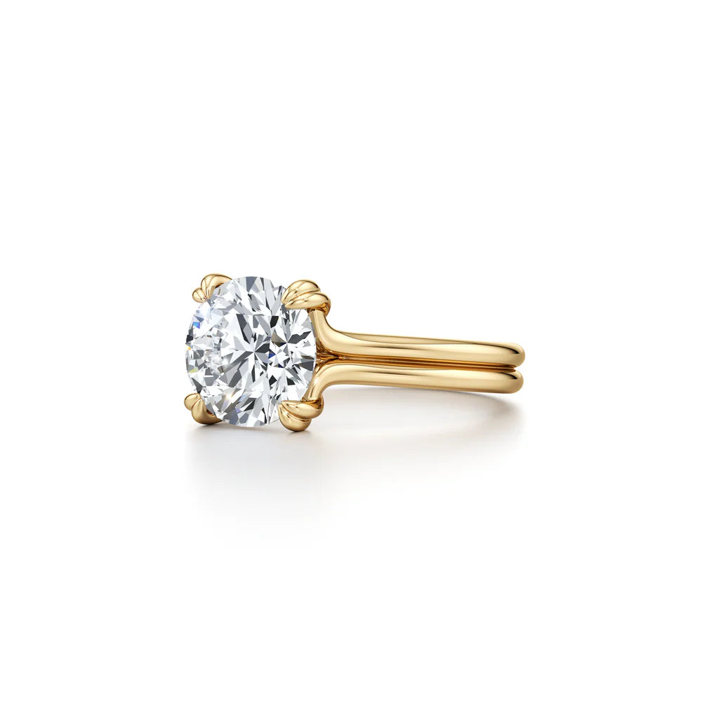 Common :: Round solitaire lab grown diamond engagement ring 2 carat by Unii Jewels product image