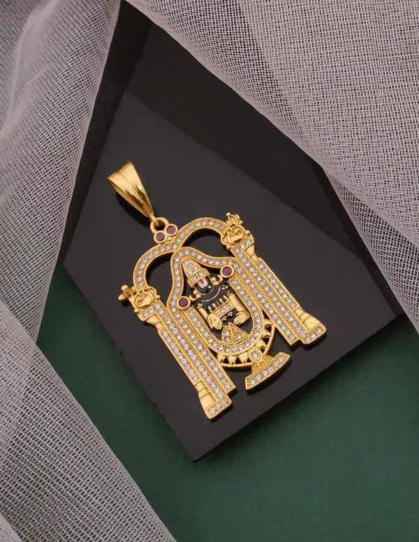 Tirupati Balaji Diamond Pendant