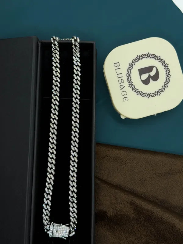 Glamorous Design With Diamond Fancy Design High-quality Chain For Men