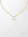Common :: Lab grown diamond jewelry featuring Round GH VS diamonds in a sophisticated T-Bar necklace.