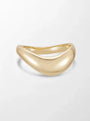 Common :: Modern wave design statement bangle bracelet