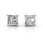 White :: premium round diamond stud earrings lab grown IGI certified stones