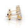 Yellow:: heart shape halo lab grown diamond stud earrings timeless fine jewelry statement earrings luxury bridal earrings with high brilliance