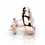 Rose :: classic pear shape lab diamond earrings timeless luxury design