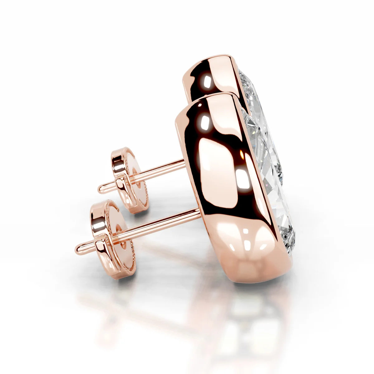 Rose :: classic pear shape lab diamond earrings timeless luxury design