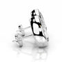 White :: IGI certified pear diamond studs lab grown luxury earrings design