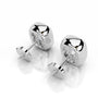 White :: cushion cut lab diamond earrings pillow shape fine jewelry for women