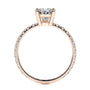 Rose :: modern pear lab grown diamond engagement ring bridal jewelry